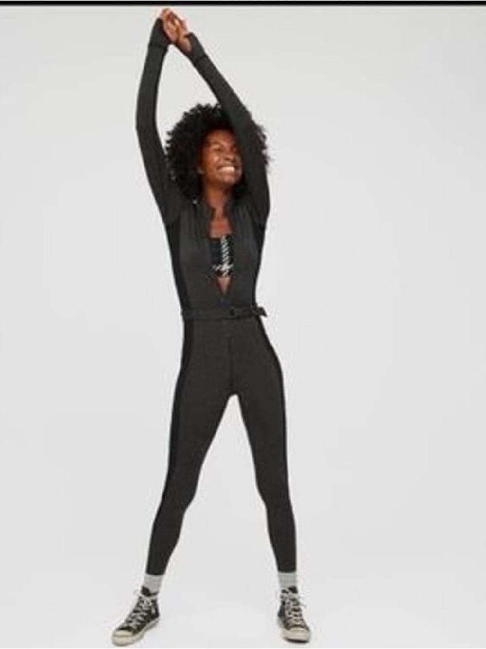 Aerie OFFLINE Chillside Warmup Base Layer Jumpsuit Size S